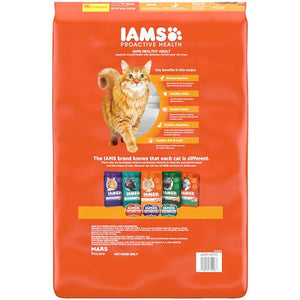 Iams Adult Cat Food 16 lb Bag Proactive Health Dry Formula with Real Chicken for Healthy Digestion and Strong Muscles