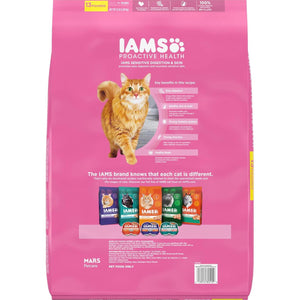 IAMS Proactive Health Adult Cat Food for Sensitive Digestion and Skin with Turkey 13 lb Bag