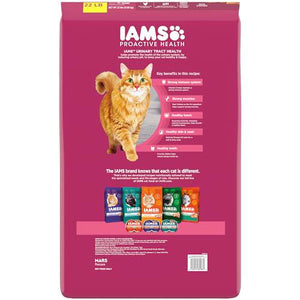 IAMS Proactive Health Dry Cat Food Urinary Tract Chicken Recipe 22 lb Bag