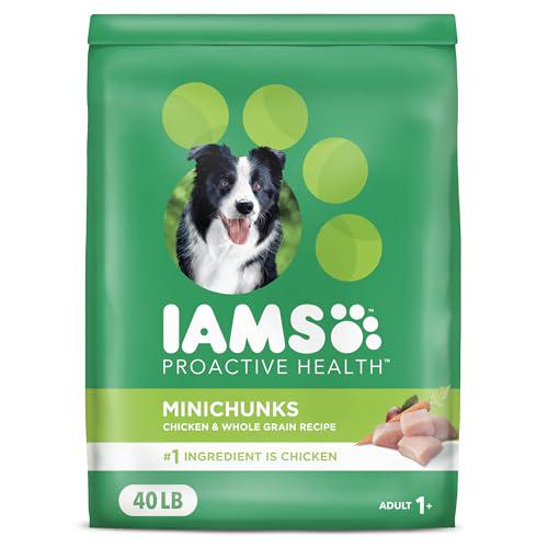 Iams Proactive Health Minichunks Dry Dog Food Real Chicken Recipe for Adults 40 lb Bag