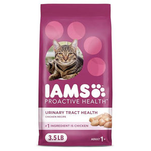 IAMS Proactive Health Adult Urinary Cat Food, 3.5?lb Bag, Supports Urinary Tract Health, Chicken Formula