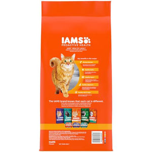 IAMS Proactive Health Adult Dry Cat Food, Chicken Recipe, Healthy Digestion & Skin, 7 lb Bag