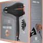 CONAIR INFINITIPRO BY CONAIR Hair Dryer With Diffuser | AC Motor Pro Hair Dryer With Ceramic Technology | Includes Diffuser And Concentrator | Black | Packaging May Vary