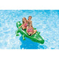 Intex Giant Gator Inflatable Pool Float 80 x 45 Inch for Kids Ages 3 and Up 176 lb Capacity with 2 Handles Animal Design