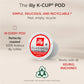 Illy Coffee Pods for Keurig, Intenso Dark Roast, Cocoa & Dried Fruit Notes, Full-Bodied Flavor, 32 Count, No Preservatives