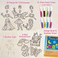 Imagimake Window Art Princess Suncatcher Kit for Girls Ages 6 to 12 Arts and Crafts Unicorn Gift