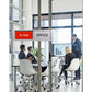In Use/Available Sign,Non-Scratch Magnetic Privacy Sliding Door Signs Tells Whether Office Conference Room Vacant Or Occupied, Silver,796520179103