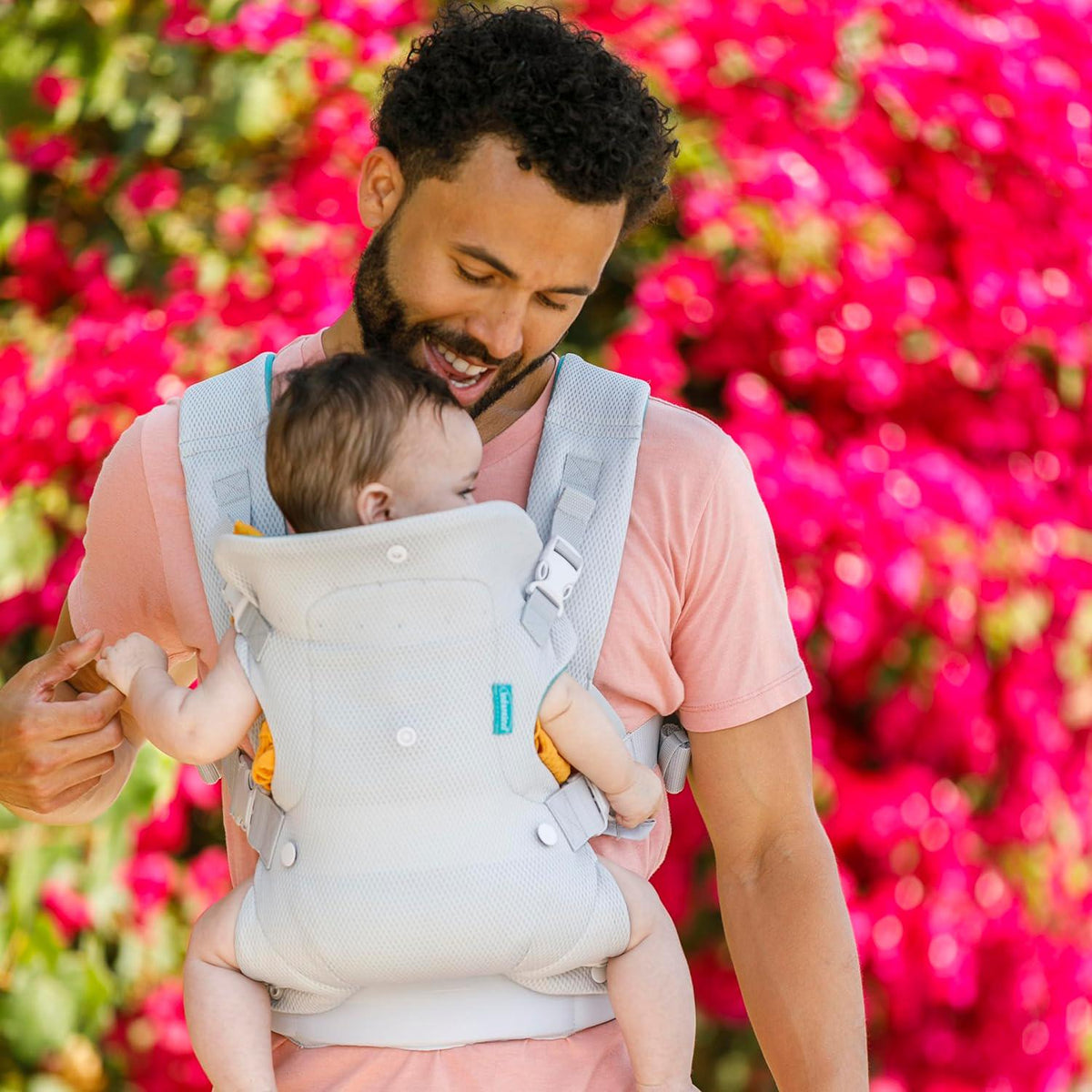 Infantino Flip 4-in-1 Light And Airy Convertible Carrier - Breathable, 4 Positions, Lumbar Support,
