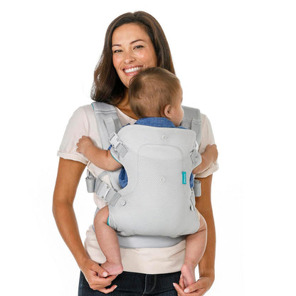 Infantino Flip 4-in-1 Light And Airy Convertible Carrier - Breathable, 4 Positions, Lumbar Support,