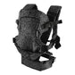 Infantino Flip Advanced 4-in-1 Carrier - Ergonomic, Convertible, Face-in And Face-Out Front And Back Carry For Newborns And Older Babies 8-32 Lbs, Black And Gray Leopard,