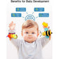 Infinno Baby Wrist Rattle and Foot Finder Set 0–12 Months Garden Bug Series Development Toys for Newborn Boys and Girls
