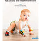 Infinno Baby Wrist Rattle and Foot Finder Set 0–12 Months Garden Bug Series Development Toys for Newborn Boys and Girls