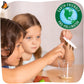 Insect Lore Butterfly Garden Kit STEM Activity with 10 Live Caterpillars Habitat Feeder and Log
