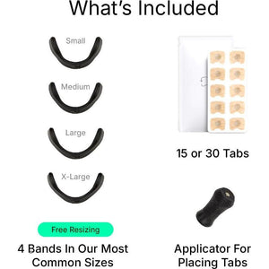 Intake Breathing Nasal Strip Starter Kit, 15 Count, Black, Reduces Snoring, Improves Sleep Quality, Sweat-Resistant, Skin-Safe, Extra Strength Snoring Solution