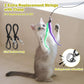 Interactive Cat Wand Toy with Retractable Rod and Feather Refills for Indoor Cat Play and Exercise