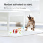 Interactive Cat Ball Toy 3rd Gen Orange Motion Activated Automatic Toy with Mesh Tail for Indoor Cats