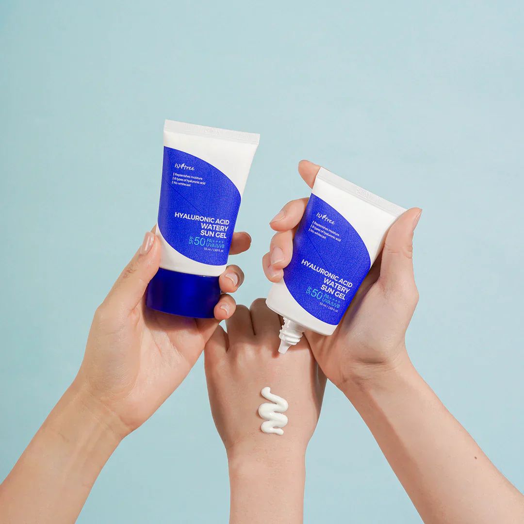 Isntree Hyaluronic Acid Watery Sun Gel SPF 50+ PA++++ Sunscreen 50ml,8809686384204