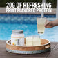 Isopure Clear Whey Isolate Protein Powder, Citrus Lemonade Flavor, 20g Protein per Serving, Lactose-Free, 16 Servings