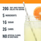 Isopure Clear Whey Isolate Protein Powder, Citrus Lemonade Flavor, 20g Protein per Serving, Lactose-Free, 16 Servings