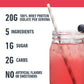 Isopure Clear Whey Isolate Protein Powder Infusions, Lactose-Free, Gluten-Free, Naturally Flavored Mixed Berry, 20g Protein per Serving, 141oz (16 Servings)