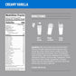 Isopure Zero Carb Whey Isolate Protein Powder, Creamy Vanilla, 25g Protein per Serving, Lactose-Free, 1 lb