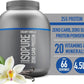 Isopure Isopure Zero Carb 100% Pure Whey Isolate Protein Powder, Lactose Free, Gluten Free, With Vitamins, Creamy Vanilla, 25g Protein Per Serving, 4.5 Lbs, 66 Servings