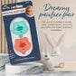 Itzy Ritzy Silicone Pacifiers For Newborn - Sweetie Soother Pacifiers Feature Collapsible Handle And Two Air Holes For Added Safety; For Ages Newborn And Up, Set Of 2 In Aquamarine And Peach,