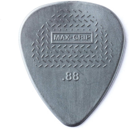 JIM DUNLOP Max-Grip Nylon Standard 0.88mm Guitar Picks-24 Pack (449F088),