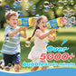 Joneg 2 Pack Bubble Machine for Kids with Solution Birthday Gift Outdoor Fun Toy for Ages 3 to 8