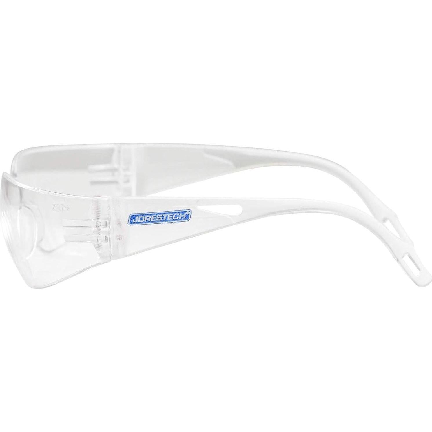 JORESTECH Kids Safety Glasses UV Protection Anti Scratch Clear Frameless Glasses, Meets ANSI Z87+ Standards, Eye Protection Activewear (LS-375-CL),