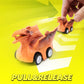 Joyin dinosaur transport truck toy 13 in 1 with 12 pull back cars for kids ages 3 to 5 birthday gift for boys