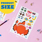 Joyin Make-a-Face Animal Stickers for Kids 9x6 Inches Safari Sea Fantasy 36 Sheets