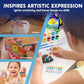 Joyin Glow in the Dark Rock Painting Kit Arts and Crafts for Kids Ages 6 to 12 Includes Paints Brushes and Rocks
