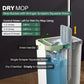 JOYMOOP JOYMOOP Mop And Bucket With Wringer Set, White Flat Squeeze Mop Bucket Set For Floor Cleaning, Wet Dry Mop For Wall Cleaner With Long Handle, Hardwood Floor Mop With 4 Microfiber Cloths
