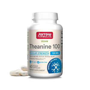 Jarrow Formulas Theanine-100 100mg 60 Veg Capsules