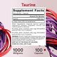 Jarrow Formulas Taurine 1000mg 100 Capsules