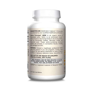 Jarrow Formulas MSM Methyl Sulfonyl Methane 1000mg 100 Veg Capsules,790011190110
