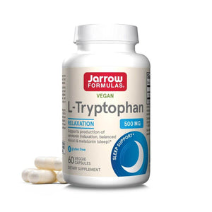 Jarrow Formulas L-Tryptophan 500mg 60 Veg Capsules