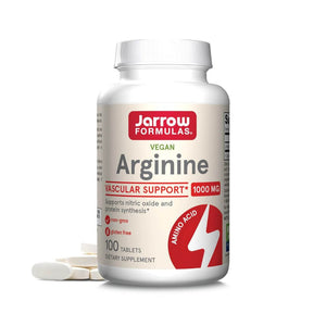 Jarrow Formulas Arginine 1000mg 100 Tablets