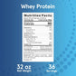 Jarrow Formulas French Vanilla Flavored Whey Protein Powder 908g