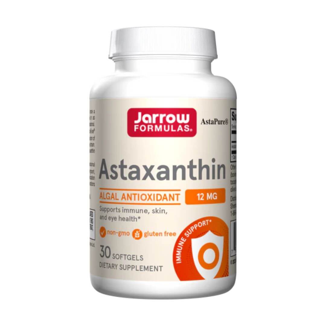 Jarrow Formulas Astaxanthin Algal Antioxidant 12mg 30 Softgels