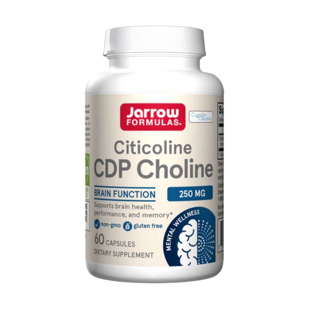 Jarrow Formulas Citicoline CDP Choline 250mg 60 Capsules