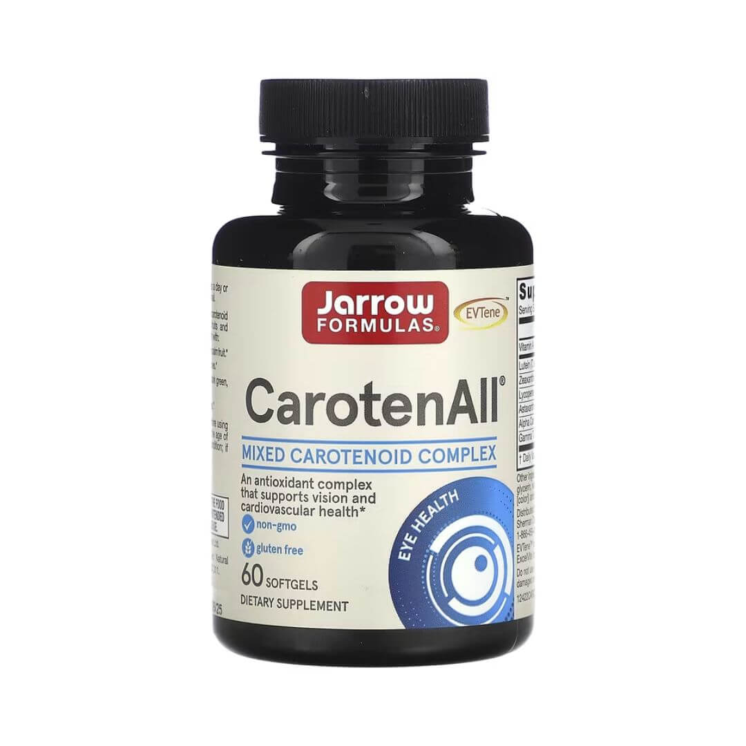 Jarrow Formulas CarotenAll Mixed Carotenoid Complex 60 Softgels