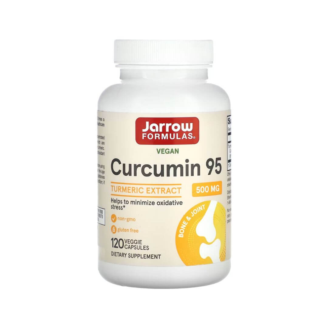 Jarrow Formulas Curcumin-95 Turmeric Extract 500mg 120 Veg Capsules