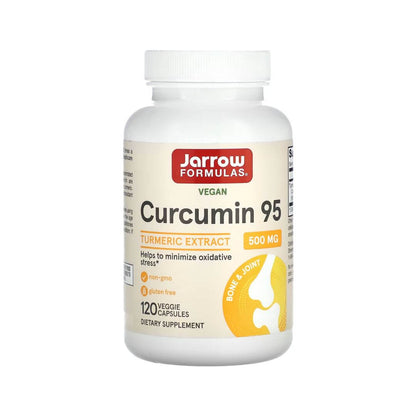 Jarrow Formulas Curcumin-95 Turmeric Extract 500mg 120 Veg Capsules