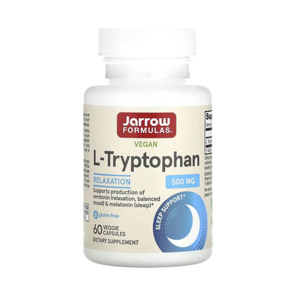 Jarrow Formulas L-Tryptophan 500mg 60 Veg Capsules