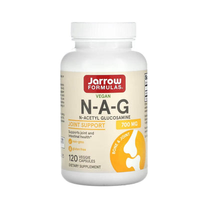 Jarrow Formulas N-A-G N-Acetyl Glucosamine 700mg 120 Veg Capsules