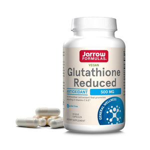 Jarrow Formulas Glutathione Reduced 500mg Veg Capsules