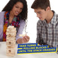 Jenga Classic Wood Block Game with 54 Genuine Hardwood Blocks Stacking Tower Game for Ages 6 and Up 1 or More Players Family and Party Fun