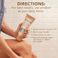 Jergens Natural Glow Firming Daily Moisturizer for Medium to Tan Skin, 7.5 oz Tube